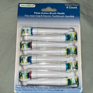FITS MOAT Oral-B Electic toothbrush Handles FLOSS ACTION BRISH HEADS 8 count